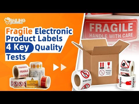 Fragile Electronic Product Labels – Tested for Quality