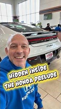 The New Honda Prelude Must be Driven to Understand. Here is another hidden Easter Egg
