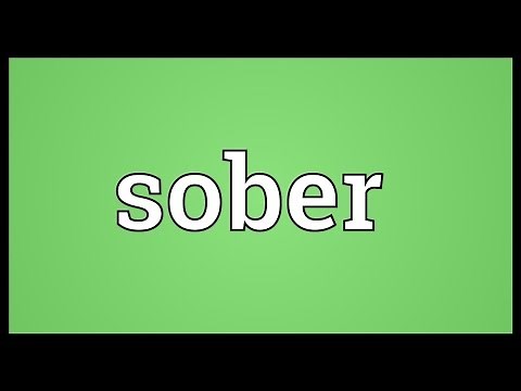 Sober Meaning
