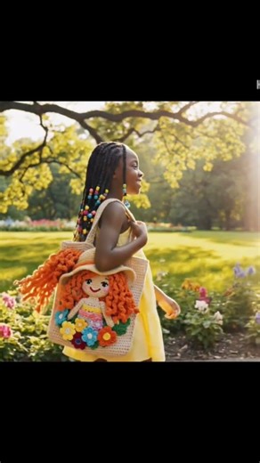 My second attempt at making this adorable crochet bag.ဒုတိယမြောက် အရုပ်မ အိတ်လေး#handmade Bag#mie