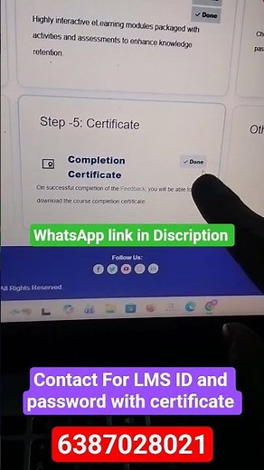 LMS ID Password Kaise Nikale | LMS Certificate Registration & Login Process (2025)