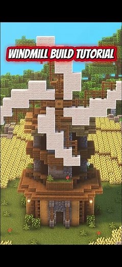 Minecraft Windmill Build Tutorial