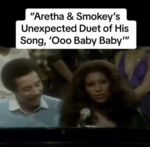 Aretha Franklin and Smokey Robinson Duet Ooo Baby Baby 1979 Live on Soul Train #70s #arethafranklin #smokeyrobinson #soultrain #live