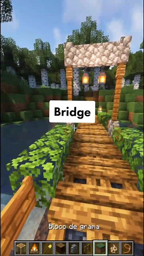 Minecraft Bedrock Bridge Building Tutorial