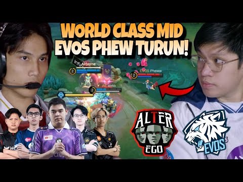 ONIC ADA KELRA, EVOS ADA PHEWW !! MID LANER KELAS DUNIA DIMAINKAN !! EVOS VS AE MATCH 1 - MPL S17