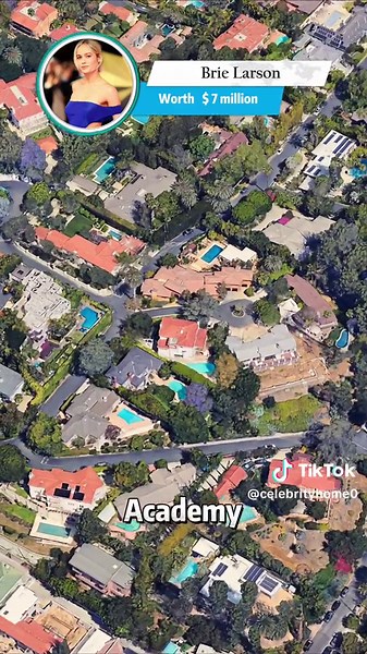 This is actress Brie Larson’s house#mansion #celebrity #home #celebrityhouse #house #viral