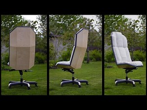 DIY Recycling an old office chair on a budget