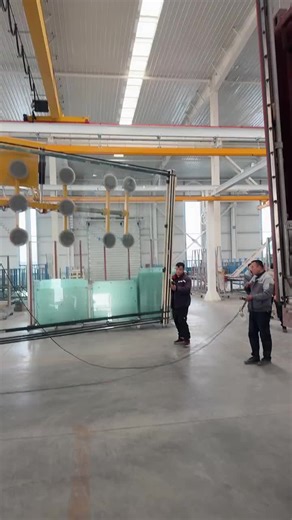 Float glass loading
