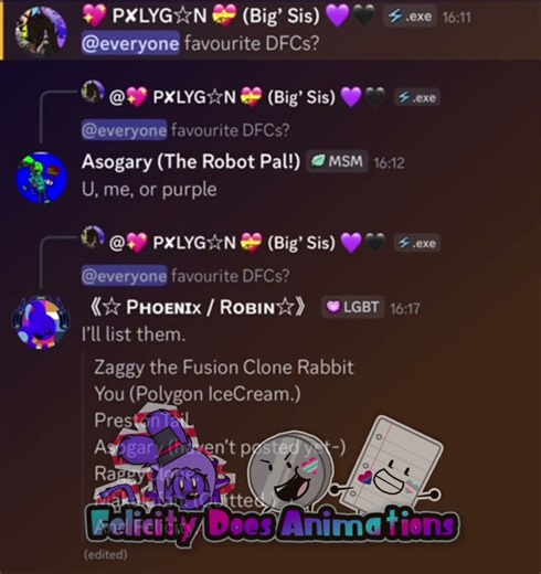 The parody’s fav DFC’s (with sprites) -🩵Cr81 #riggy #cloneriggy #dannodraws #danno #dannocal