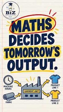 The Maths That Decides What a Factory Builds Tomorrow | Linear Programming