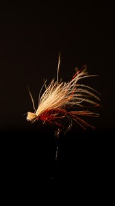 Hogan’s All Purpose Red Dry Fly is an attractor style emerger that is a great option for tying off of the back of an attractor dry fly when you want to give the fish a second option while still fishing in the surface! #GetBusyTying Link in bio for the full tutorial. | Loon Outdoors