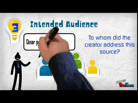 How to write a Primary Source Analysis