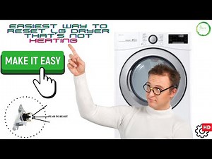 Easiest Way To Reset LG Dryer That's Not Heating [Thermal Fuse Reset]