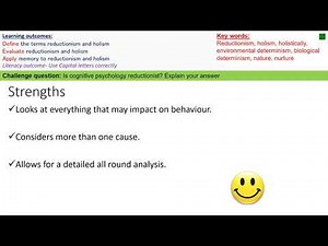 GCSE Memory Reductionism and holism