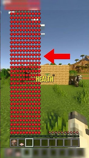 HOW TO GET INFINITE HEALTH in MINECRAFT!! 😳