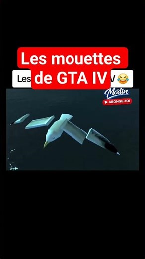 😂🎮 Regardez moi ces mouettes dans GTA IV elles volent en biscuits LU #gta #gaming