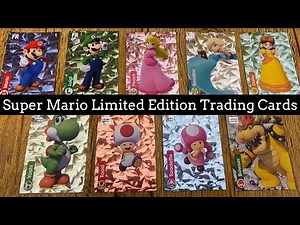 Super Mario Trading Cards - 9 Limited Edition Cards - Panini Mario Collection