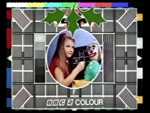 BBC2 Test Card Christmas Day 1980 Thursday 25th December 1980