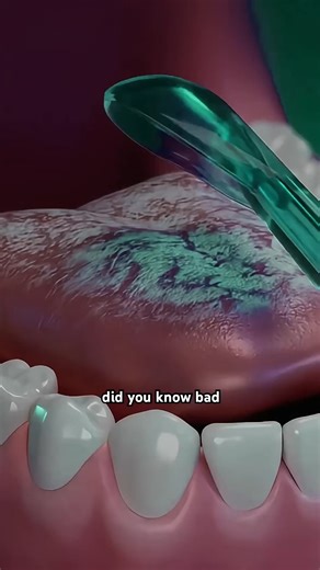 瘟 **How a Tongue Scraper Works – Simple Step-by-Step Cleaning** ✨ A...