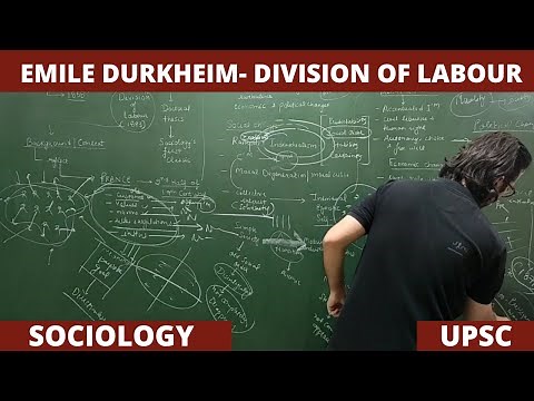 Lec 23: Division of Labour | Emile Durkheim #upsc #sociology #emiledurkheim #net #jrf