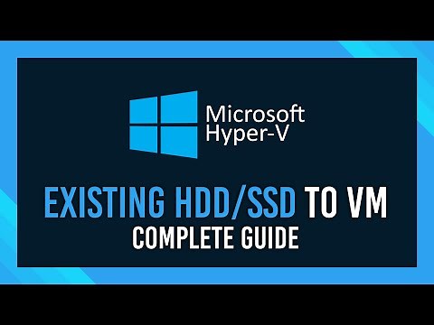 Use existing HDD/SSD in Hyper-V | No Reinstall | Recover and more!