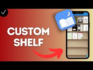 How to Set the Background of Your Bookshelf in Moon+ Reader App (personalize your library view)