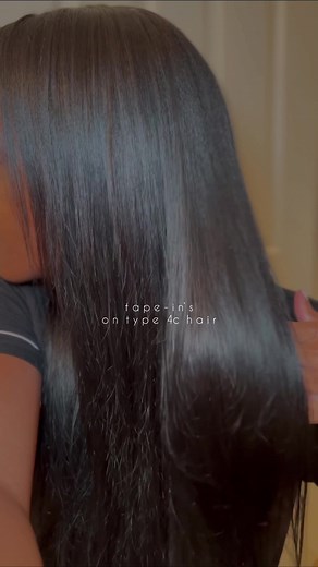 safe to say I’m a tape-ins girly now ✨🖤 I got them on Amazon girls!! #tapeins #tapeinsblackgirl #blackgirlmagic #tapeinextensions #4chair #tapeinson4chair #blackgirltapeins #hairinspo #blackgirltiktok #diy #sacramentotapeins #hairtok