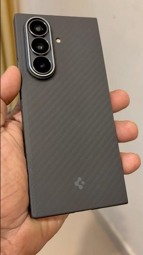 Spigen air skin aramid case the perfect thin case and tempered glass #galaxyzfold7 #spigen #samsung