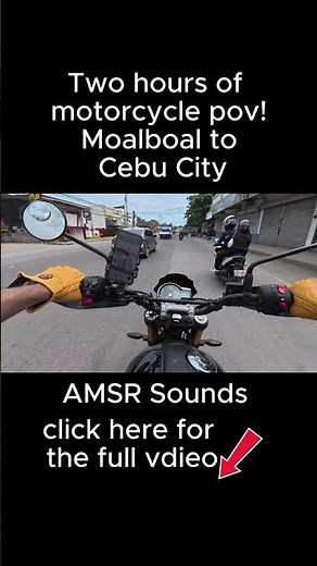 Cebu motorcycle rides be like this #pov #satisfying