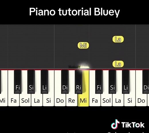 Aprende a tocar Bluey en piano: Tutorial completo