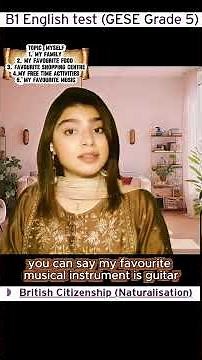 B1 English Test (GESE Grade 5) | SELT British Citizenship| Trinity College London ILR UK