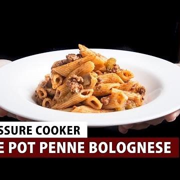 One Pot Pressure Cooker Pasta Bolognese