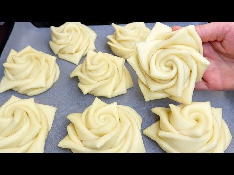 🌹 Rose Buns are Beautiful, Tender and Very Tasty!