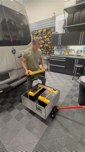 Undermount Battery Box #vanlife #diy #lithium #fyp