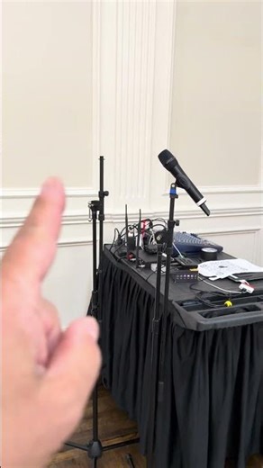 Sound and projection set up ￼