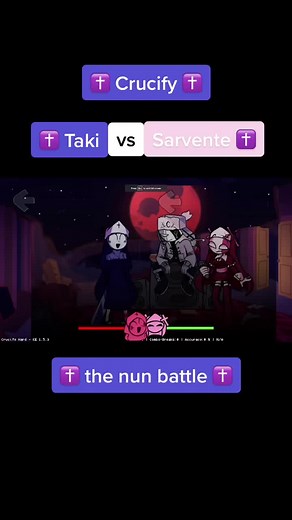Friday Night Funkin Taki vs Sarvente! YouTube: Cyber Beatle #fridaynightfunkin #fnf #taki #sarvente #takivsarv #crucify