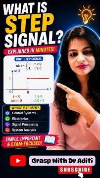 What is Step Signal? | Step Signal Explained in minutes | u(t) | Signals and Systems #shorts