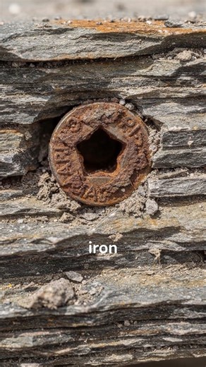 AN ALLEN SCREW IN ANCIENT ROCK? 🔧🦖 Found in sedimentary shale layers. This isn't just a nail; it’s a socket head screw (designed for an Allen key). Shale forms from mud at the bottom of ancient oceans over millions of years. How can a modern standardized screw be trapped inside? Was there high-tech industry on Earth before the first mammals appeared? #ShaleScrew #AncientTech #OOPArt #ImpossibleArtifact #ChronoArchives ü