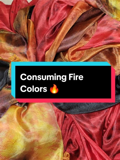 Consuming fire flags in the making! Wow the colors look absolutely gorgeous! Thank you Jesus for helping me finally understand more and more of this process. 🙏 #worshipflags #worshippers #Jesus #fyp #flagworship