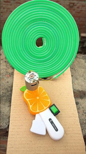 Hand Power Turns On Neon Strip Light #innovation #diy #tech