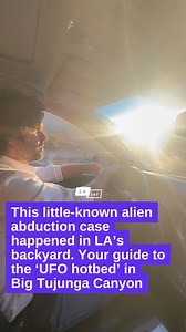 Close encounters in Big Tujunga Canyon? In March of 1953, two women asleep in a remote area of the canyon say they were awoken by a bright light flooding around their cabin. Inexplicable time loss, an alien abduction account and years of searching for answers were to follow. Investigators in the field point to the incident as one of the earliest modern-day abduction experiences, but even in the town that gave us 'Close Encounters of the Third Kind,' it’s not a story many Angelenos have heard. 🎥