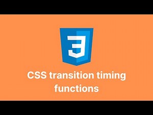CSS Transition Timing Functions Explained – Create Smooth, Custom Animations!