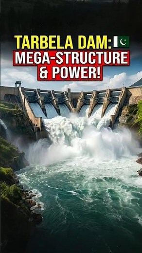 Tarbela Dam Pakistan: The 9th Largest Dam on Earth #viral #facts #beautiful #top #history #pakistan