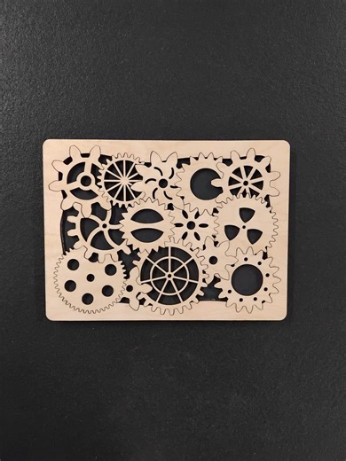 Laser Cut Gear Puzzle | Mechanical Gears Pattern | SVG | Digital Download - Etsy