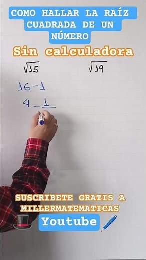 Hallar la raíz cuadrada de un número sin calculadora🚀Halla la raíz cuadrada de un número con truco