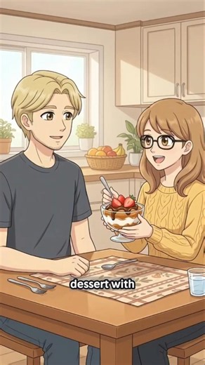 BASIC ENGLISH CONVERSATION – 🍫 Dessert Surprise 🍓