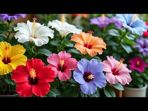 Wholesale plant Market Hibiscus flower || Cheapest Plant market in India