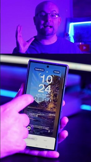 Create the perfect lock screen on your Samsung! 🎨 #smartphone #tip