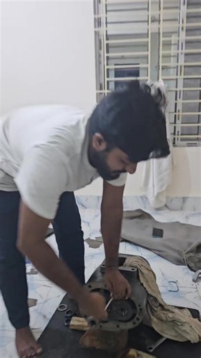 SCR AIR COMPRESSOR SCREW repair | Engr Fokruzzaman