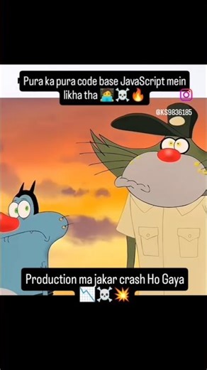 Why TypeScript Bullies JavaScript 🤣 | Oggy & Cockroaches Edit #shorts #viralshorts